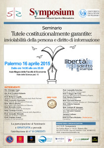 Locandina Convegno Giornalisti 35X50