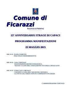 manifesto 23 maggio
