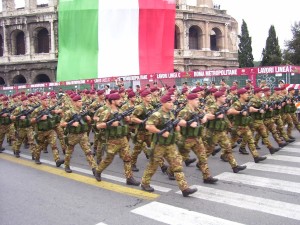 parata militare marcia