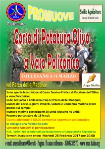 CORSO DI POTATURA A VASO POLICONICO